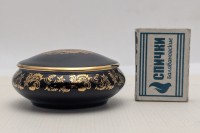 Limoges винтажная шкатулка Галантные сцена Фрагонара (B287)