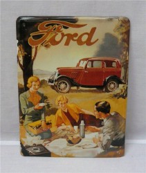 Табличка рекламная жестяная "FORD" (K404)