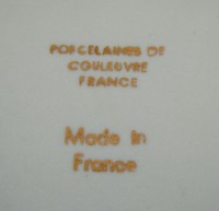 Лоточек фарфоровый винтажный Porcelaine de Couleuvre (Y871)