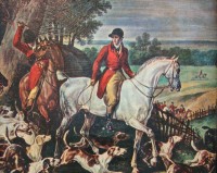 Картина репродукция Английская охота (W001)