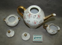Фарфоровый винтажный набор для кофе (A700)