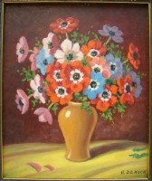 Картина натюрморт Цветы (W002)