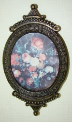 Рамка овальная маленькая для фотографии (Q122)