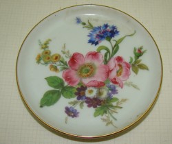 Подставка блюдечко фарфоровое Цветы Furstenberg (Q731)