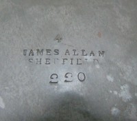 Sheffield чайник антикварный с двойными стенками (Y676)