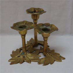 Подсвечник трехрожковый "Цветы" (L245)
