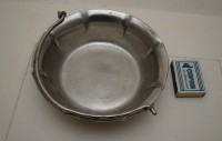 KMD конфетница старинная оловянная (A404)