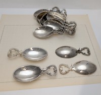 Винтажные деликатесные дегустационные ложечки 14 шт. (A898)