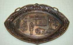 Плакетка лоток пепельница "Оклахома" (R999)