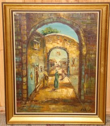 Картина винтажная Восточный сюжет (X806)