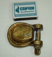 Пепельница маленькая бронзовая Скоба (M322)