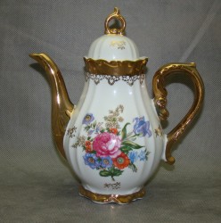 Кофейник фарфоровый винтажный (A702)