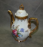 Кофейник фарфоровый винтажный (A702)