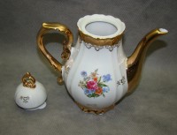Кофейник фарфоровый винтажный (A702)