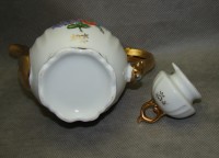 Кофейник фарфоровый винтажный (A702)