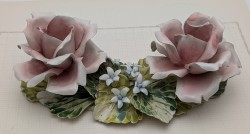 Capodimonte крупная винтажная цветочная композиция (B094)