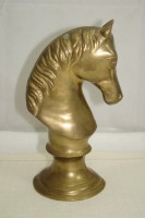 Фигурка скульптура большая винтажная Шахматный конь (M323)