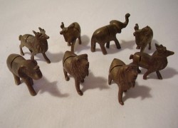 Подставки под визитки "Звери" 8шт. (D973)