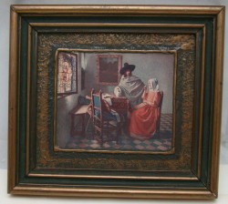 Картина - репродукция маленькая винтажная (Z069)