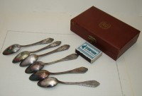 RD набор старинных чайных ложек Ноты 6 шт. (A407)