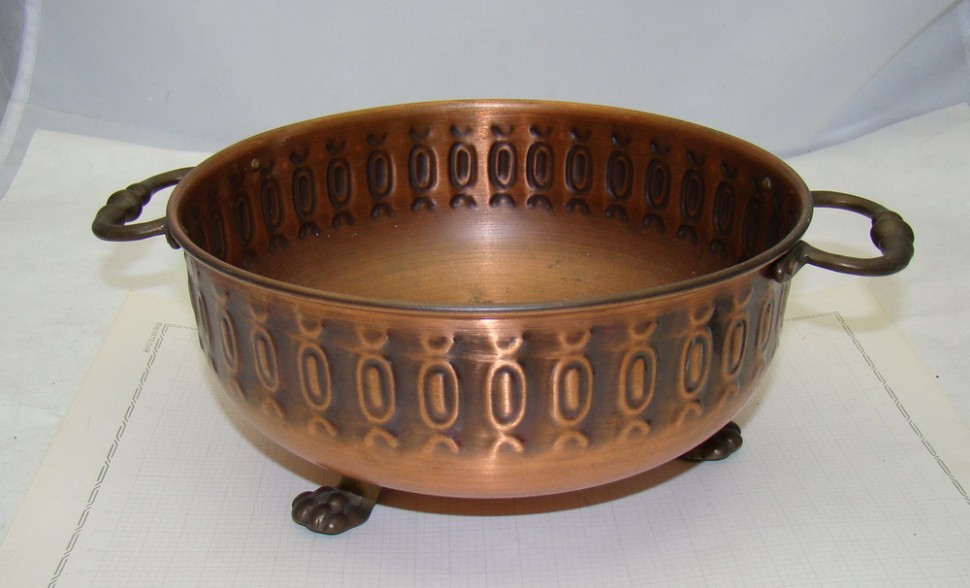 Посудина блюдо медное (Q057)