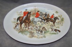 Royal Schwabap блюдо фарфоровое Охота (W893)