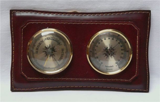 Барометр с термометром  (H961)