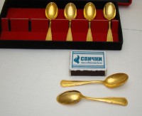 Набор винтажных кофейных ложечек 6 шт. (A408)
