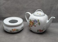 Heinrich Winterling винтажный чайник с подставкой для подогрева (B001)