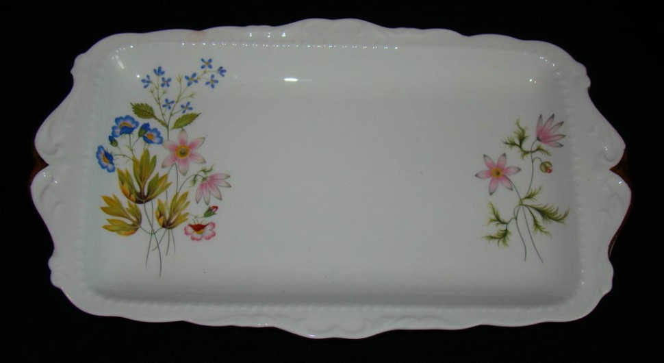 Лоток подносик фарфоровый (U590)