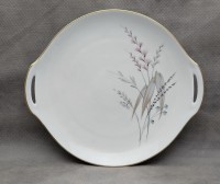 Limoges винтажное блюдо с прорезными ручками (B197)