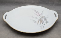 Limoges винтажное блюдо с прорезными ручками (B197)