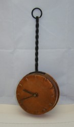 Часы кухонные винтажные Сковорода (Q544)