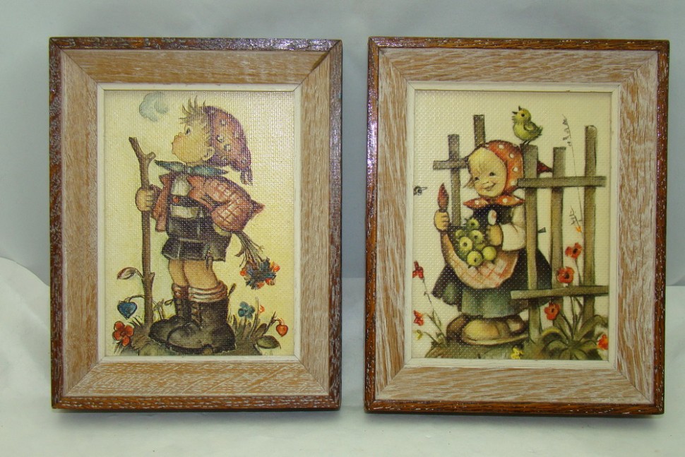 Принты на холсте 2 шт. (V738)