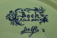 Delft Boch тарелка большая декоративная  (X877)