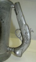 Sheffield кружка оловянная старинная Трафальгарское сражение (Y682)