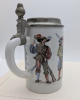 Qualitats Porzellan кружка пивная винтажная Ландскнехты (A805)