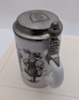Qualitats Porzellan кружка пивная винтажная Ландскнехты (A805)
