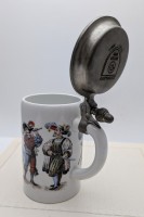 Qualitats Porzellan кружка пивная винтажная Ландскнехты (A805)