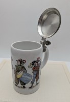 Qualitats Porzellan кружка пивная винтажная Ландскнехты (A805)