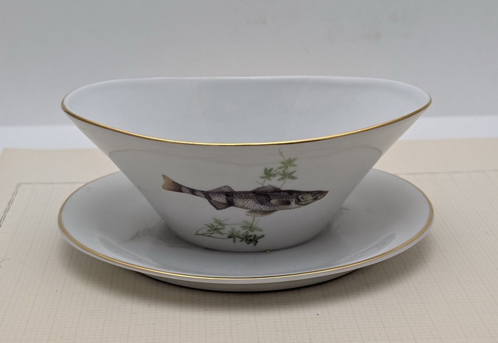 Cerabel Porcelaine de Baudour соусник винтажный (A904)