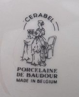 Cerabel Porcelaine de Baudour соусник винтажный (A904)