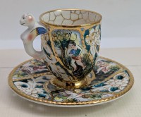 Capodimonte винтажная кофейная пара (B099)