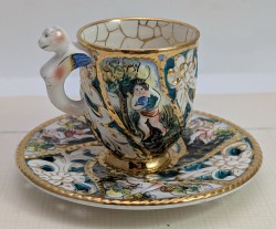 Capodimonte винтажная кофейная пара (B099)