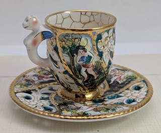 Capodimonte винтажная кофейная пара (B099)