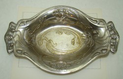 Блюдо-поднос старинный в стиле Ар-нуво (V819)