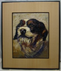 Картина винтажная Портрет собаки (Y251)