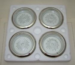 Лоточки - подставки винтажные 4 шт. (Y978)