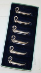 Подставки винтажные под столовые приборы Лебедь 6 шт. (M099а)