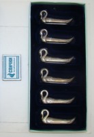 Подставки винтажные под столовые приборы Лебедь 6 шт. (M099а)